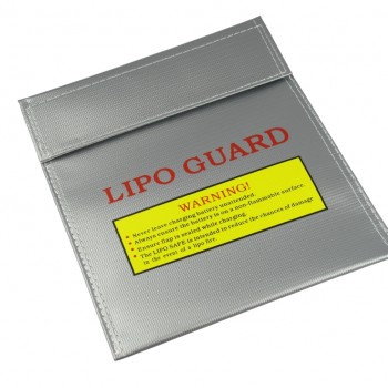 Sacchetto in materiale speciale per protezione batterie LiPo .