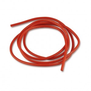 Cavo elettrico sez. 1,50 guaina rossa in silicone 1m  Art. RC600162