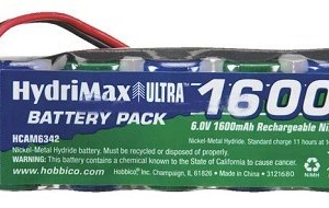 Batteria NiMh 6V 1600 mAh UNI  Art. RCSAHCAM6342